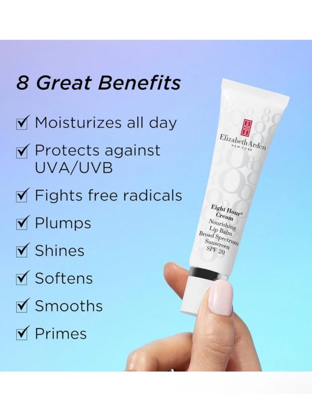 Elizabeth Arden Eight Hour Nourishing Lip Balm Broad Spectrum Sunscreen SPF 20